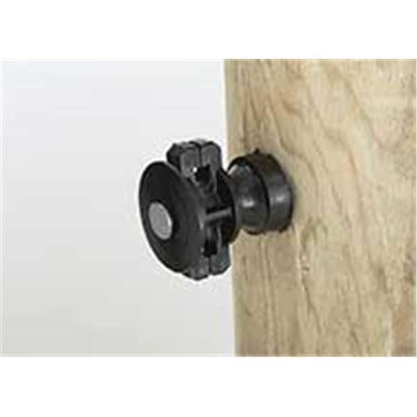 Dare Products Dare Products Wood Post Insulator With Nail Black - ELF-WP-25 31237 - main